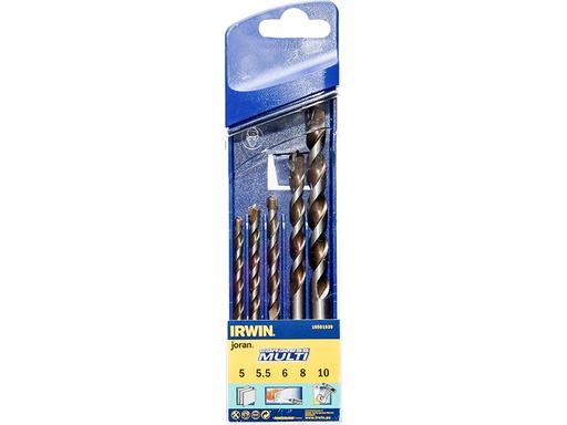 [HIS-179021] IRW10501939 - Cordless Multi-Purpose Drill Bit Set 5 Piece 5-10mm