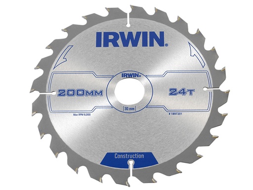 [HIS-179701] IRW1897201 - Construction Circular Saw Blade 200 x 30mm x 24T ATB