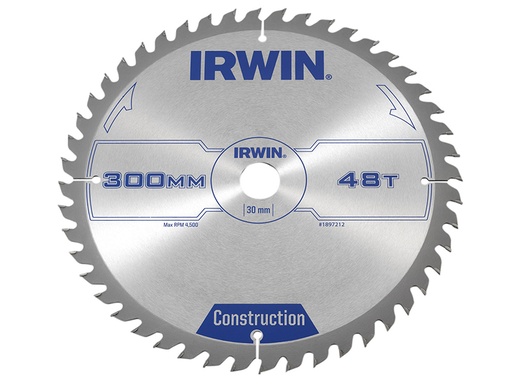 [HIS-179712] IRW1897212 - General Purpose Table & Mitre Saw Blade 300 x 30mm x 48T ATB
