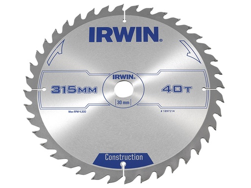 [HIS-179714] IRW1897214 - General Purpose Table & Mitre Saw Blade 315 x 30mm x 40T ATB