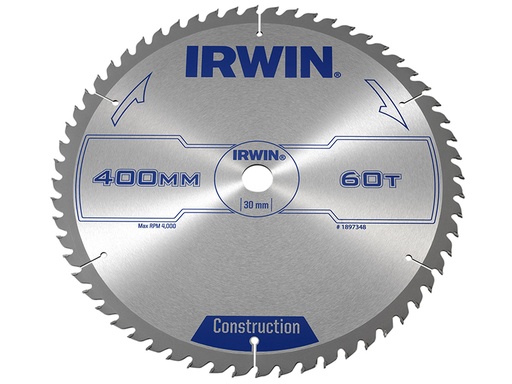 [HIS-179717] IRW1897348 - General Purpose Table & Mitre Saw Blade 400 x 30mm x 60T ATB