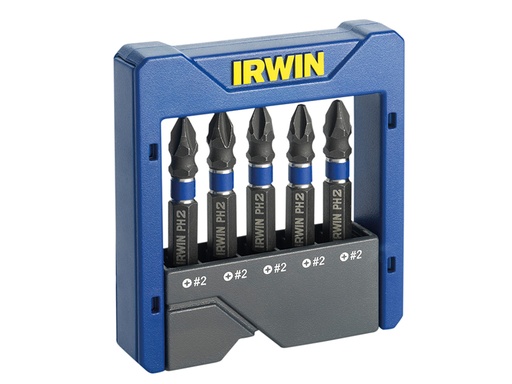 [HIS-179829] IRW1923434 - Phillips Impact Screwdriver Pocket Bit Set 5 Piece