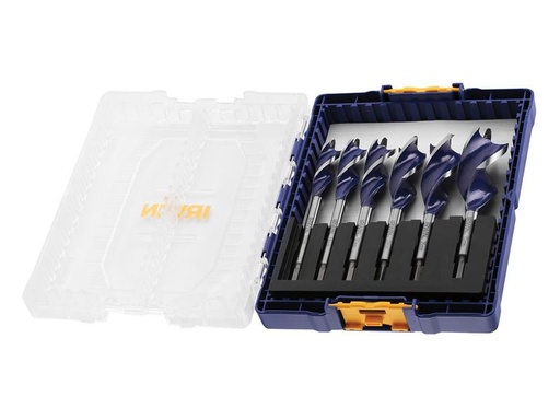[HIS-179889] IRWIW4042202 - Blue Groove 6X Wood Bit Set 6 Piece