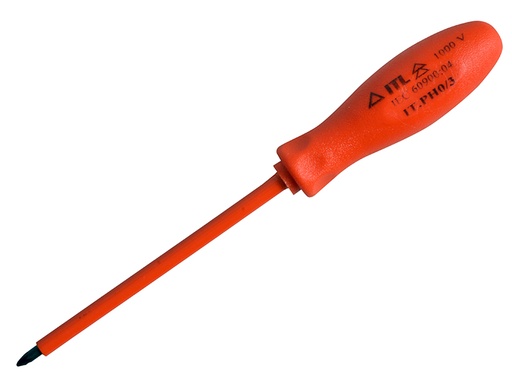 [HIS-180053] ITL02005 - Insulated Screwdriver Phillips No.0 x 75mm (3in)