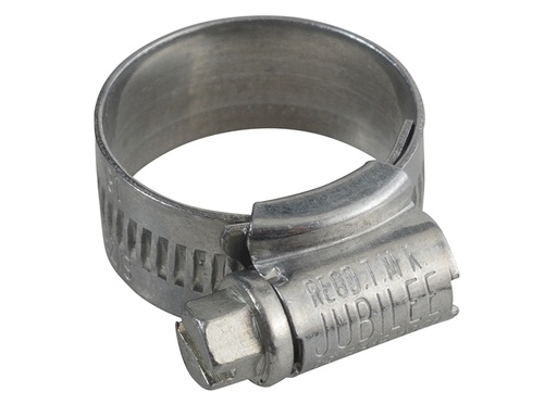 [HIS-180126] JUB0X - 0X Zinc Protected Hose Clip 18 - 25mm (3/4 - 1in)