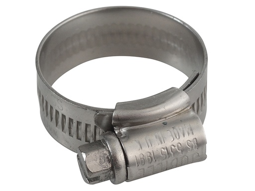 [HIS-180137] JUB1ASS - 1A Stainless Steel Hose Clip 22 - 30mm (7/8 - 1.1/8in)
