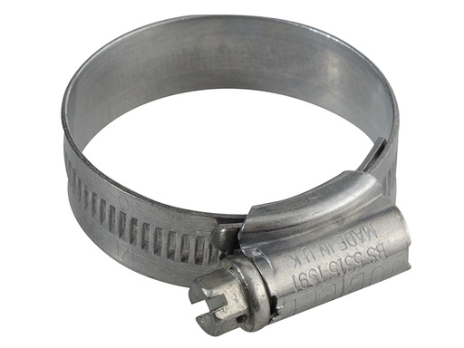 [HIS-180142] JUB1X - 1X Zinc Protected Hose Clip 30 - 40mm (1.1/8 - 1.5/8in)