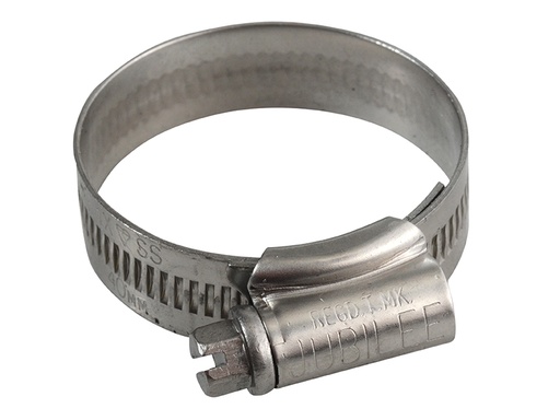 [HIS-180143] JUB1XSS - 1X Stainless Steel Hose Clip 30 - 40mm (1.1/8 - 1.5/8in)