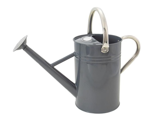 [HIS-180179] K/S34884 - Metal Watering Can Cool Grey 4.5 litre