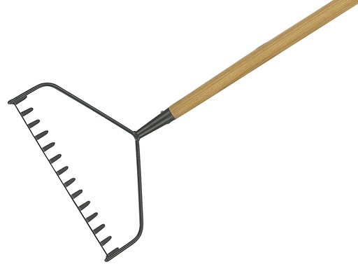 [HIS-180220] K/S70100257 - Carbon Steel Long Handled Soil Rake FSC