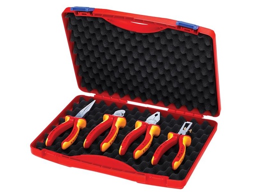 [HIS-180436] KPX002015 - VDE Pliers Set In Case 4 Piece
