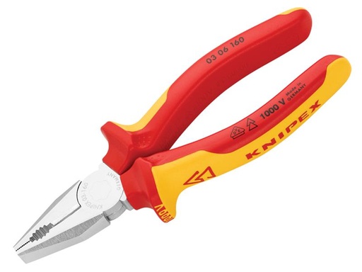 [HIS-180455] KPX0306160 - VDE Combination Pliers 160mm