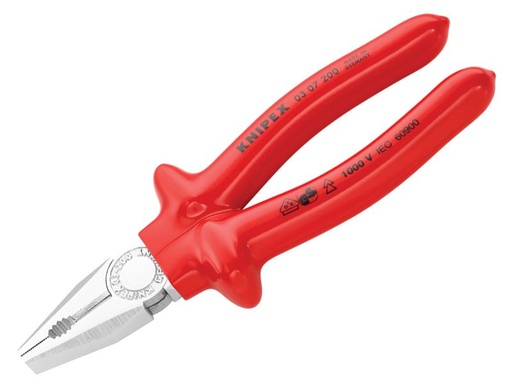[HIS-180458] KPX0307200 - VDE Combination Pliers Dipped Handles 200mm