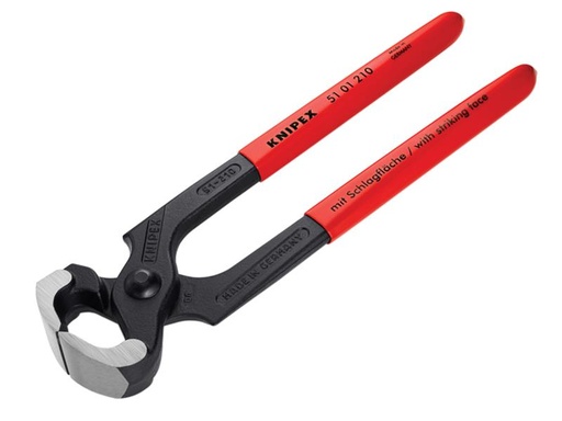 [HIS-180541] KPX5101210 - Hammerhead Style Carpenter's Pincers PVC Grip 210mm (8.1/4in)
