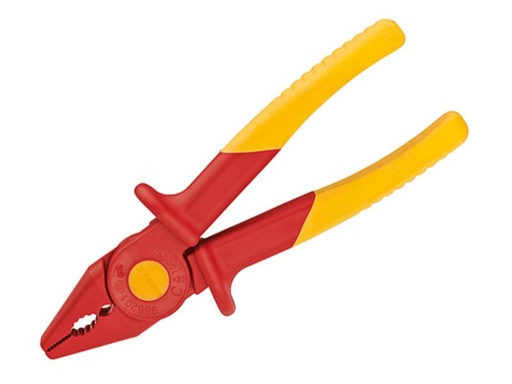 [HIS-180676] KPX986201 - Flat Nose Plastic Insulated Pliers 180mm