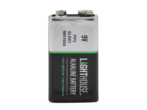 [HIS-180738] L/HBAT9V - 9V LR61 Alkaline Battery 1100 mAh (Single Pack)