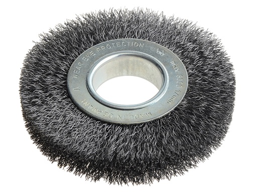 [HIS-180910] LES334162 - Wheel Brush D125mm x W20-22 x 40 Bore Set 2 Steel Wire 0.30