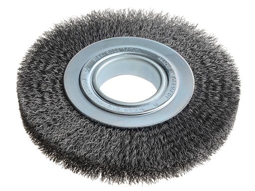 [HIS-180914] LES355162 - Wheel Brush D178mm x W23-25 x 50 Bore Set 3 Steel Wire 0.30