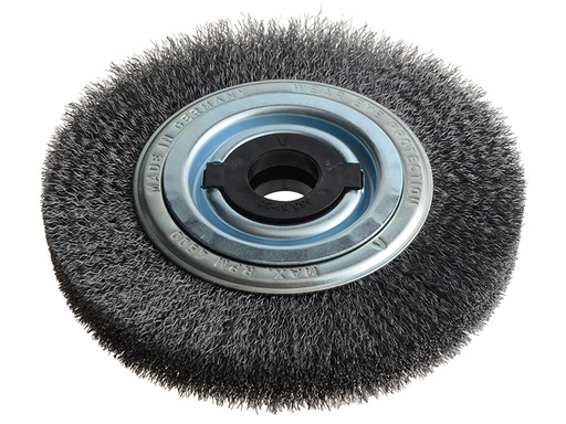 [HIS-180917] LES366162 - Wheel Brush D200mm x W28-32 x 80 Bore Set 4 +1 Steel Wire 0.3