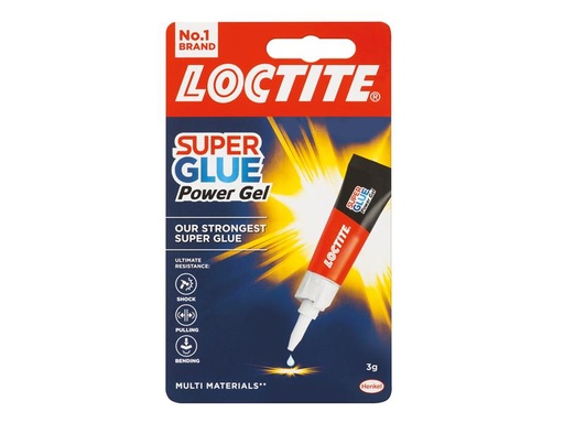 [HIS-181175] LOCSGGP3GNR - Super Glue Power Gel Tube 3g