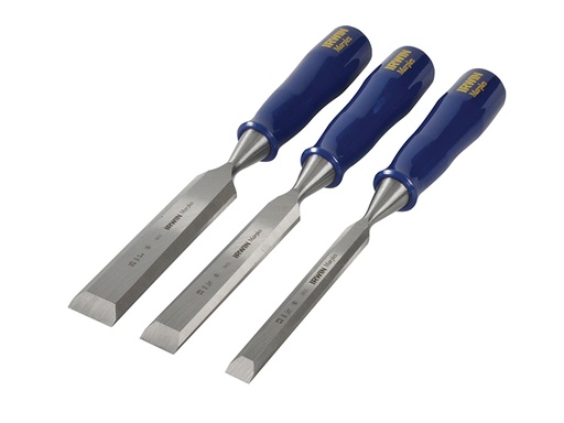 [HIS-181503] MAR444S3 - M444 Bevel Edge Chisel Blue Chip Handle Set 3 Piece
