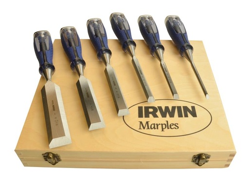 [HIS-181509] MAR750S6 - M750 Splitproof Pro Bevel Edge Chisel Set 6 Piece