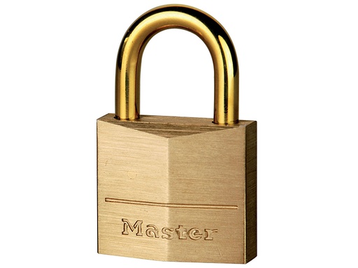 [HIS-182543] MLK635 - Solid Brass 35mm Padlock with Brass Plated Shackle