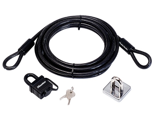 [HIS-182582] MLK8271E - Garden Security Kit with Lock Anchor & Cable 4.5m