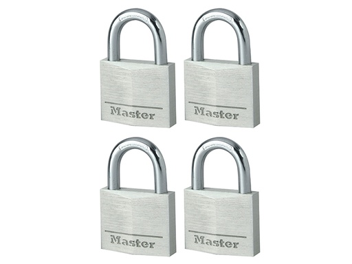 [HIS-182595] MLK9140Q - Aluminium 40mm Padlock 4-Pin - Keyed Alike x 4