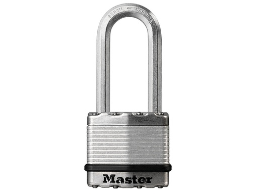[HIS-182660] MLKM5LH - Excell Laminated Steel 50mm Padlock 4-Pin - 51mm Shackle
