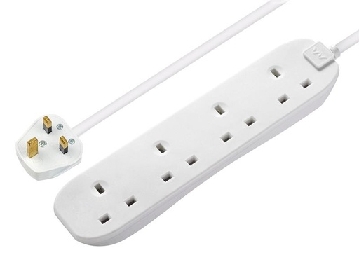 [HIS-183077] MSTBFG5 - Extension Lead 240V 4-Gang 13A White 5m