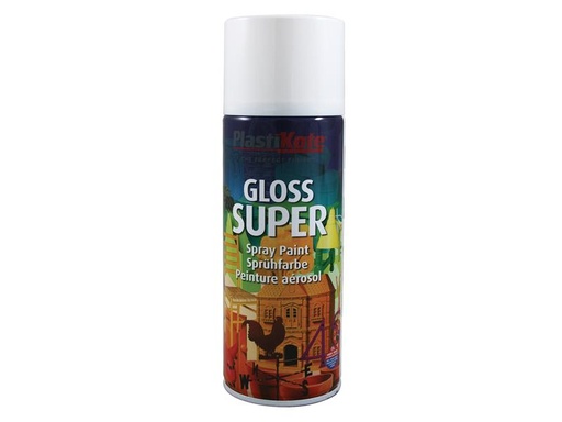 [HIS-184131] PKT1153 - Gloss Super Spray White RAL 9016 400ml
