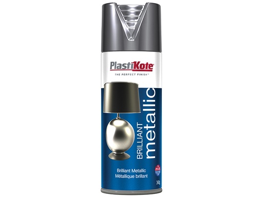 [HIS-184159] PKT161 - Brilliant Metallic Spray Silver 400ml