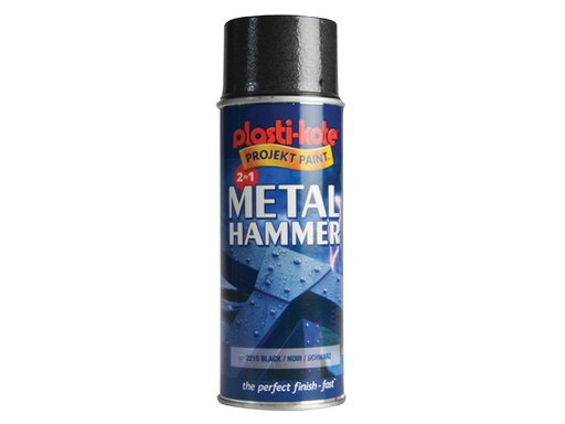 [HIS-184206] PKT2215 - Metal Paint Hammer Spray Black 400ml