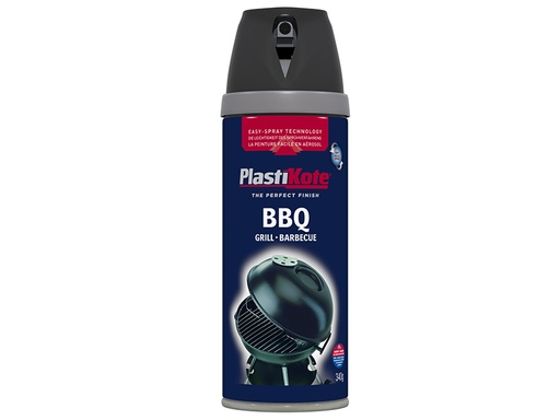 [HIS-184231] PKT26020 - Twist & Spray BBQ Paint Black 400ml