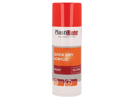 [HIS-184313] PKT71014 - Trade Quick Dry Acrylic Spray Paint Gloss Red 400ml