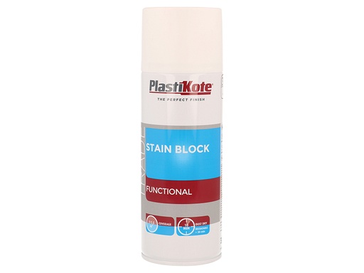 [HIS-184318] PKT71019 - Trade Stain Block Spray Paint White 400ml
