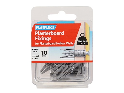 [HIS-184379] PLACF104 - CF 104 Standard Plasterboard Fixings Pack of 10