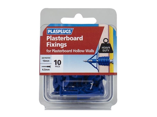 [HIS-184385] PLAHCF110 - HCF110 Heavy-Duty Plasterboard Fixings Pack of 10