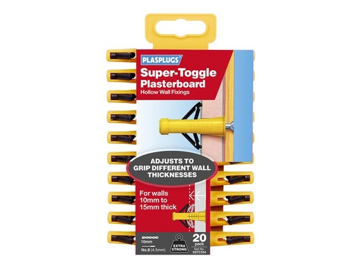 [HIS-184412] PLASSTC554 - Super Toggle Fixings Pack 20