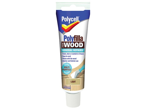 [HIS-184466] PLCWGRL330 - Polyfilla For Wood General Repairs Tube Light 330g