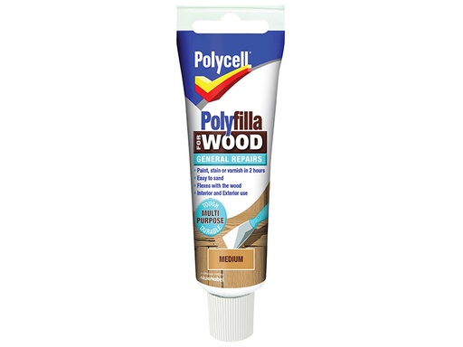 [HIS-184468] PLCWGRM330 - Polyfilla For Wood General Repairs Tube Medium 330g