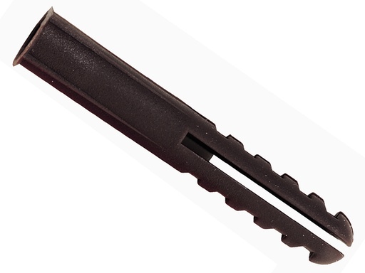 [HIS-185379] RAW67233 - Brown Plastic Plugs Screw Size No.10-14 (10 x (Card 100)