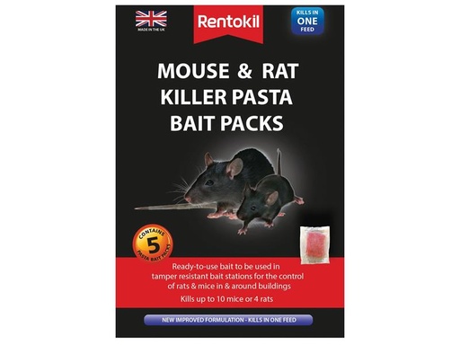 [HIS-185910] RKLFMR51 - Mouse & Rat Killer Pasta Bait (Sachets 5)