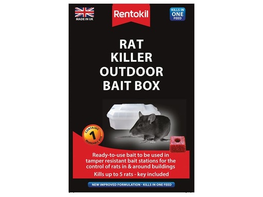 [HIS-185952] RKLPSR71 - Rat Killer Outdoor Bait Box