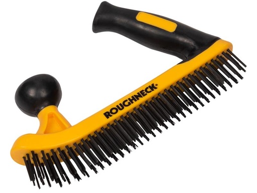 [HIS-186330] ROU52052 - Two Handed Wire Brush Soft-Grip
