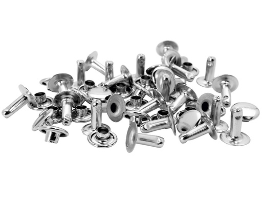 [HIS-186604] RPD5000415 - Tubular Rivets 8 x 3 x 9mm Cap 3 x 8mm (Pack of 25)