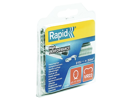 [HIS-186678] RPDVR22GA215 - VR22 Fence Hog Rings Pack 215 Galvanised