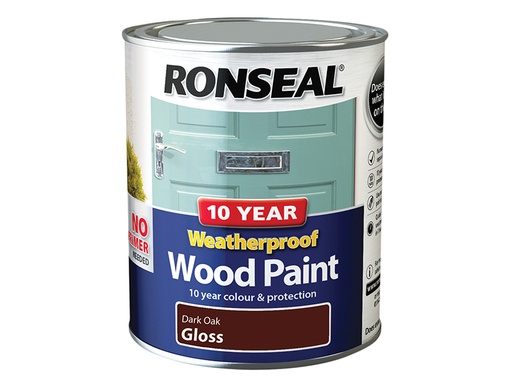 [HIS-186758] RSL38774 - 10 Year Weatherproof Wood Paint Dark Oak Gloss 750ml
