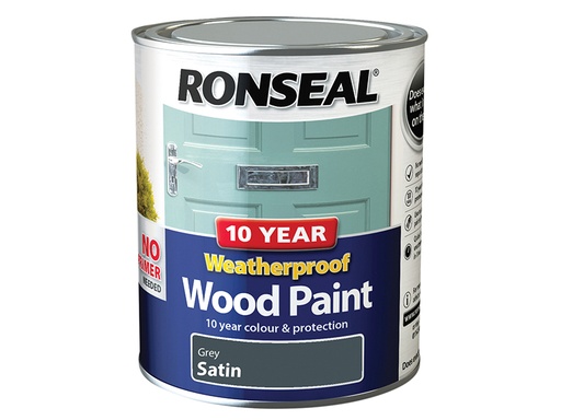 [HIS-186768] RSL38789 - 10 Year Weatherproof Wood Paint Grey Satin 750ml